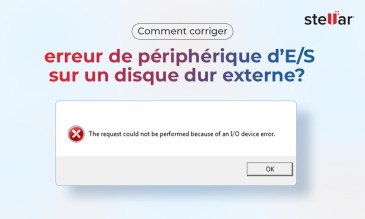Comment Corriger l’erreur de Périphérique d’E/S d’un Disque Dur Externe ? [Guide le Plus Facile 2026]