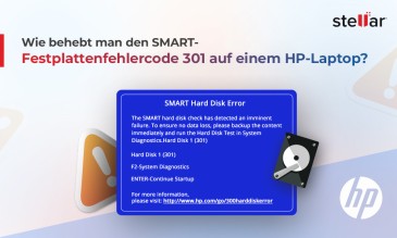 Wie behebe ich den SMART-Laufwerk-Fehlercode 301 in einem HP-Laptop?