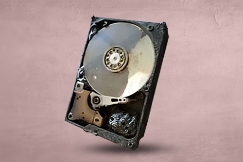 Disques durs brûlés