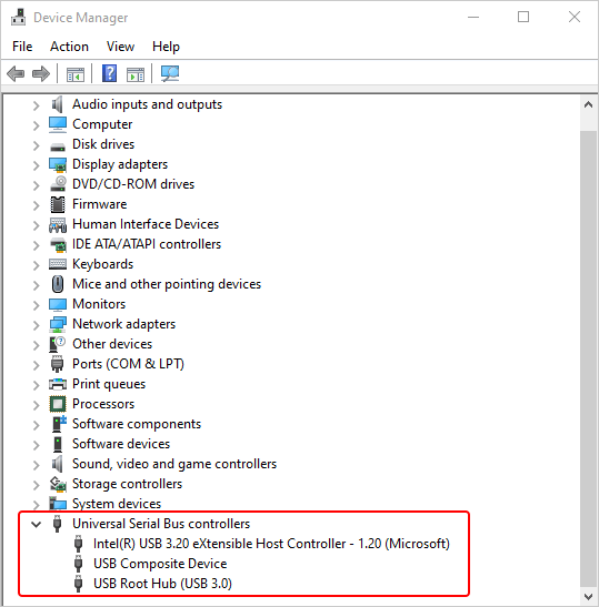 Universal Serial Bus-Controller